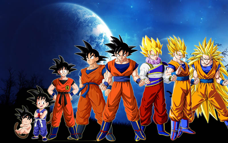 Transformasi Dan Bentuk Dari Super Saiyan Dragon Ball 